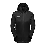 Mammut Ultimate VII Hooded Softshelljacke mit Kapuze, Schwarz, Schwarz, L