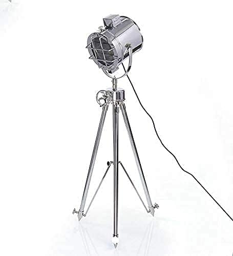 Handmade Steel Tripod with Light Spot Floor Lamp - by JMM Export