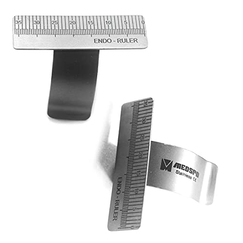 Medspo Professional Dental Orthodontic Gauge | Bracket Height Moveable Adjustable Locator | Positioning Measuring | Dentist Lab Measuring Instruments (Finger Ruler) #TOP4