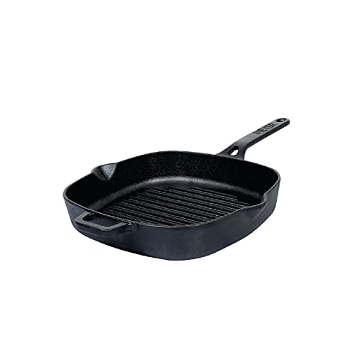 Meyer Induction Base Cast Iron Grill Pan, 25 cm, Black, 1 Piece Meyer Induction Base Cast Iron Grill Pan, 25 cm, Black, 1 Piece