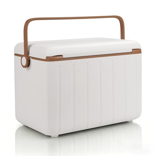 Image of 6Qt 13Qt 19Qt Northroad Camping Coolers,Stylish Macaron Color Durable Hard Cooler,Portable Insulated Ice Chest with 24 /48 Hour Ice Retention,Multi- Size for Camping,Picnic,Beach,Travel