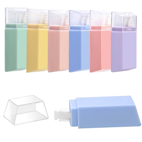 Stationery Island Cinta Correctora Roller 6 Piezas, Mini Cintas Corrector, Compact Corrección de Material Oficina Hogar Material Escolar y Papeleria para Estudiante 5mm x 5m