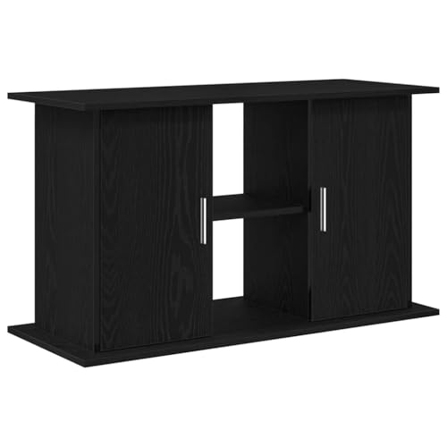 vidaXL Support d'aquarium chêne Noir 101x41x58 cm Bois d'ingénierie, Armoire pour Aquarium, Support de réservoir de Poisson, Base pour Aquarium