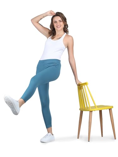 Image of Gym Jeggings for Women Gym Tights for Women Yoga Workout Leggings for Woman high Waist Tights for Woman Gym Yoga Workout Legging for Girls Lycra Fabric All Season Wear