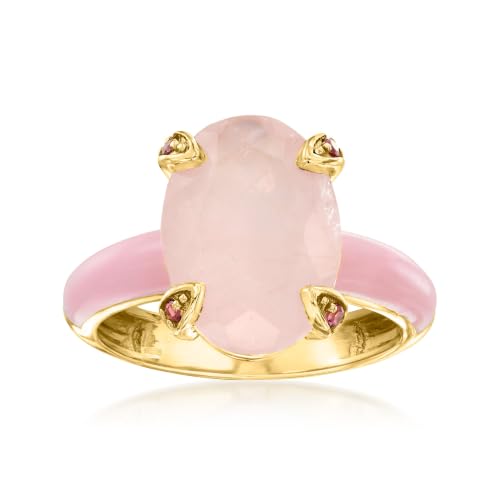 Ross-Simons 5.00 Carat Rose Quartz Ring...