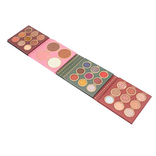 Paleta de sombras de ojos, paleta de maquillaje plegable para fiestas Cover
