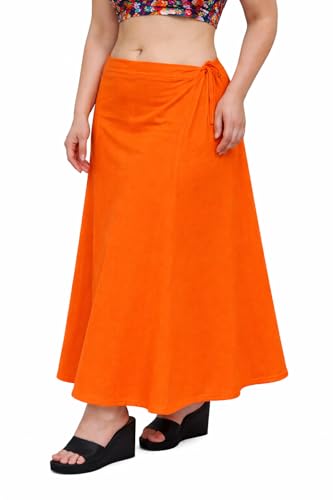 Image of CITIX Pure Cotton Petticoat for Woman Saree | Adujastable Drawstring Waist