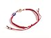 SIFRIMANIA Saint Benedict Adjustable Red String Kabbalah Bracelet for all Ages Women Protection Jewelry (Blue Evil Eye)