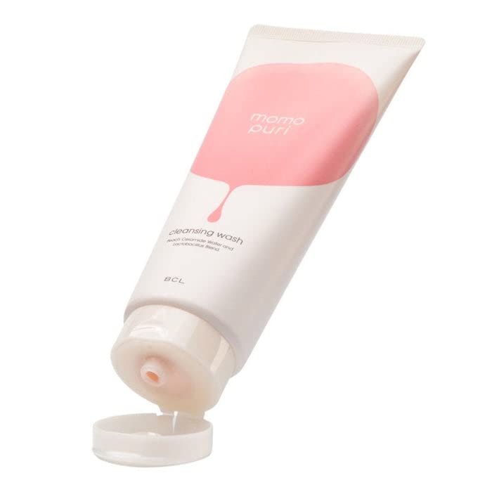 Miniatura 2 de BCL Momopuri - Limpiador hidratante para la cara, espuma nutritiva para aliviar la humedad con bacterias de ácido láctico (5.29 oz5 onzas)