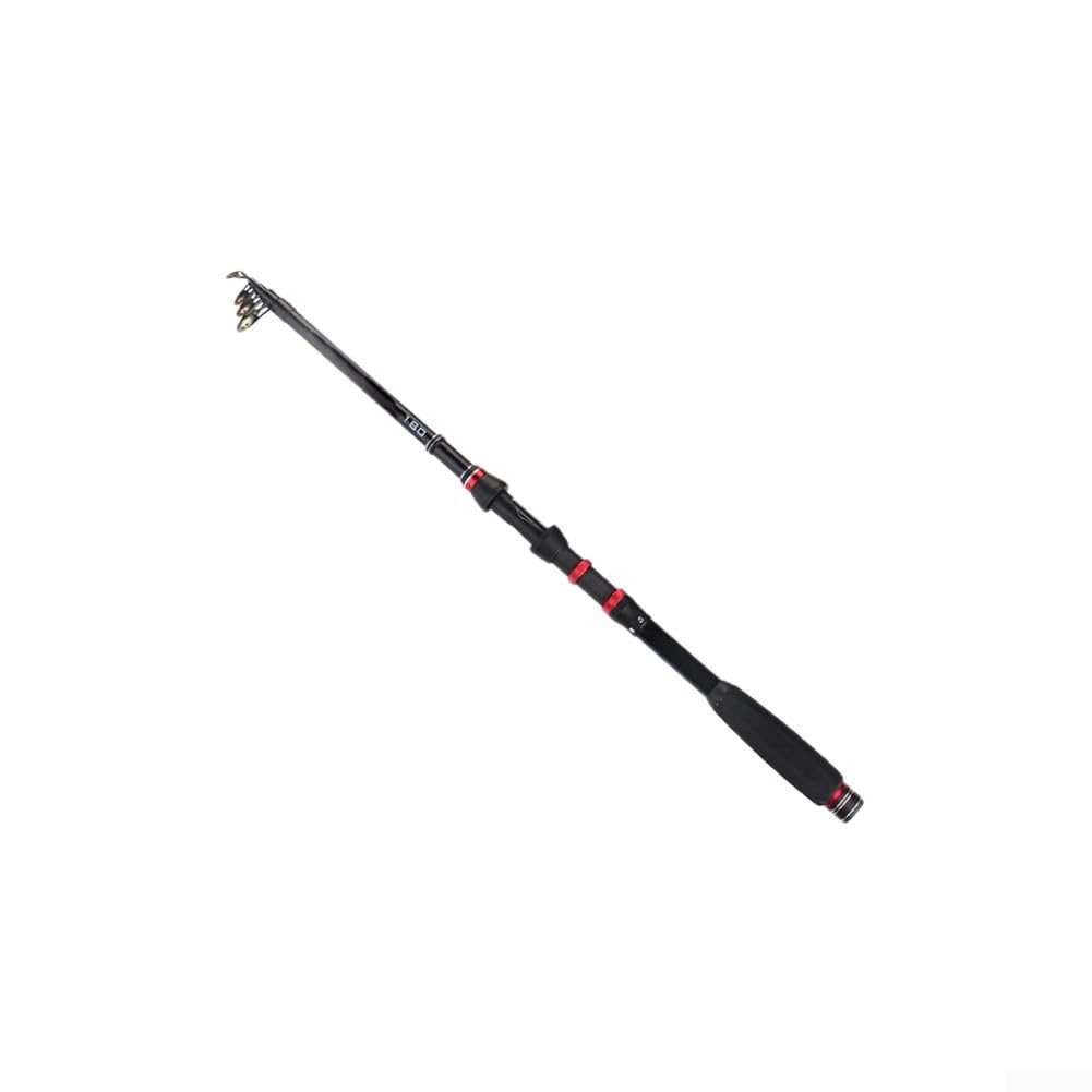 Caña de pescar plegable, 6, 7, 8, 9, 10 secciones, material de carbono, diámetro de extremo 12, 8, 20, 4 mm