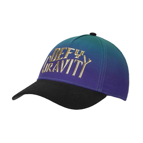 Chapeau réglable traditionnel Wicked Defy Gravity vert et bleu taille unique universelle