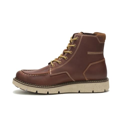 CAT Men's Covert Fashion Boot, Mens Leather Brown, 10 by CAT - Used condition - Image 7