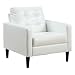 ACME Balin White Faux Leather Accent Chair
