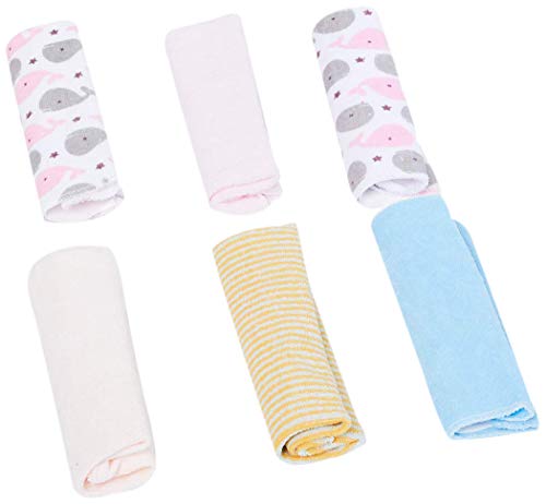 Max Unisex-Baby Cotton Neckerchief (Pack of 6) (PO6TERRY1MULTI_Multi_FS)