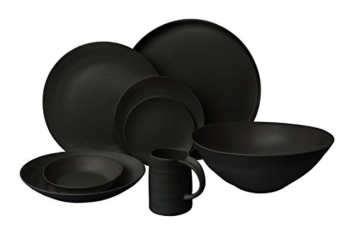 Platos de Porcelana Negro Pack 6 miniatura 5