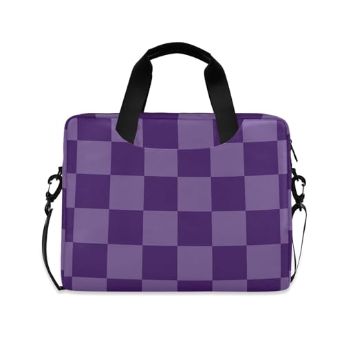 Maletín para Laptop ALAZA 13-15.6 pulgadas Morado Cuadrillé miniatura 1