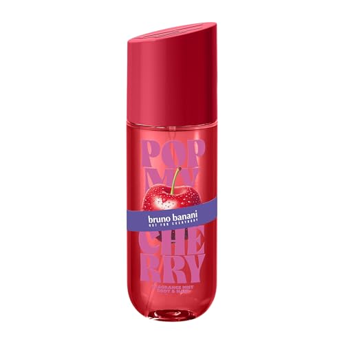 bruno banani Pop My Cherry Body & Hair Mist für Sie floral-fruchtiger Duft für Körper & Haare 236ml