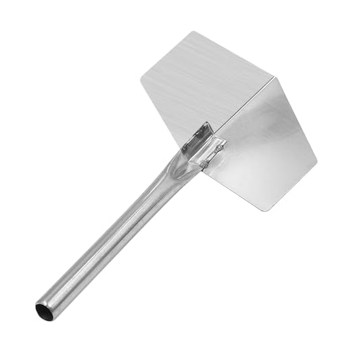 POFET 4 Stück Rostfreie Eckenkelle, Inneneckenkelle und Außeneckenkelle aus Edelstahl - Innen und Außen Kantenkelle - Eckspachtel Trockenbau-Eckenformwerkzeug