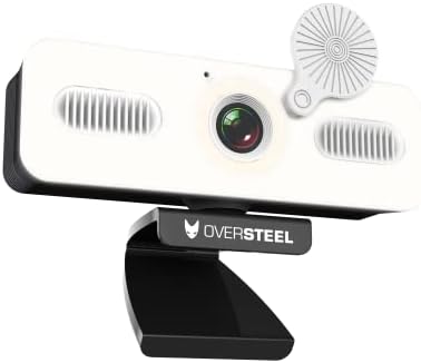 Oversteel - Bulat Webcam 1080P Full HD avec microphone et anneau ...