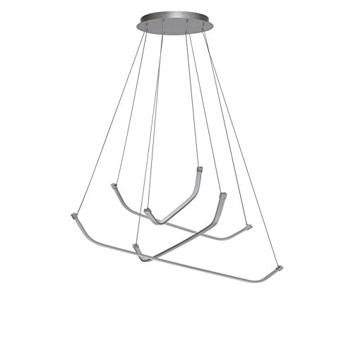 Preisvergleich Produktbild Mantra Illuminazion PAPUA BIG PENDANT 4L LED 50W - 3000K SILVER / CHROME