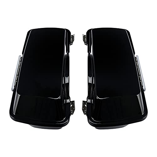 TCT-MOTORPARTS Alforjas rígidas de ABS para Harley Touring 1994-2013 con llave y cierre miniatura 6