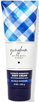 Bath & Body Works Gingham Ultimate Hydration Body Cream Gift Set For Women, 8 Fl Oz (Gingham)