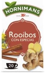 Natural Rooibos Red Bush Tea T  Rooibos, 20 Tea Bags per Box - Value Pack of 3 Boxes 60 Bags Total - Naturally Caffeine-Free & Antioxidant Rich Spanish Blend