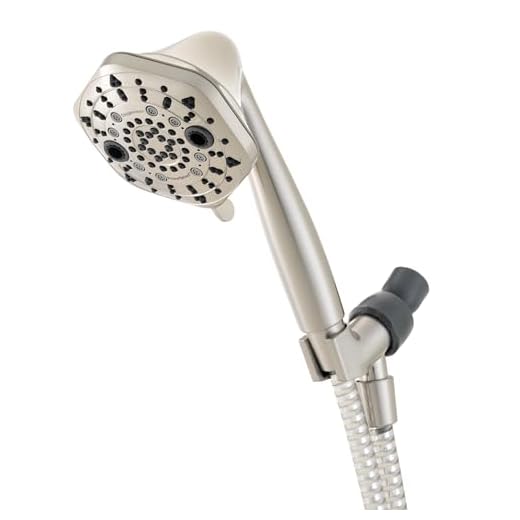 Shower Head Oxygenics 7 Spray Handheld PowerSelect Nickel Finish