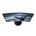 Abbildung Samsung C27T550FDU 68,58 cm (27 Zoll) Curved Monitor (1.920 x 1.080 Pixel, 16:9 Format, 75 Hz, 4ms, 1000R, dual monitor geeignet, pc monitor, AMD FreeSync) dunkelblaugrau