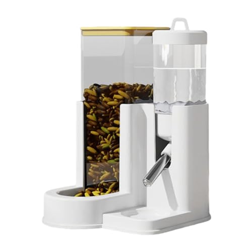 Dispensador de Agua para Hámster - Biberón para Chinchilla Doméstico,Doble Función Automático para Comida y Agua de Mascotas Pequeñas para Conejos Enanos Hámster Chinchilla y Otros Roedores