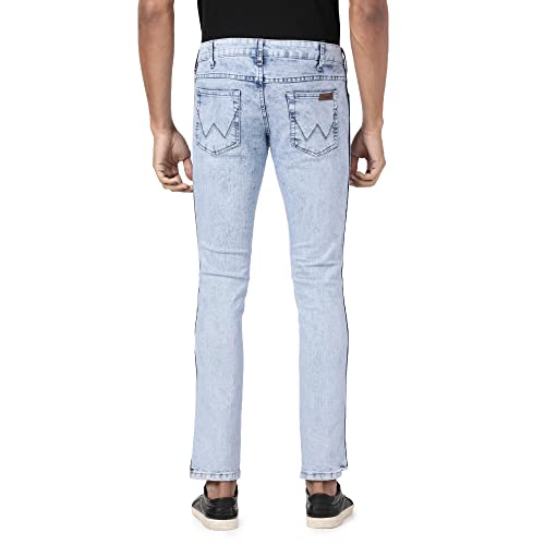 Image of Wrangler Men's Skanders Slim Fit Low-Rise Jeans