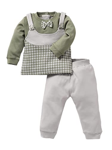 Image of BABY GO Baby Boys Cotton Clothing Set | Full Sleeve T-Shirt & Pants Combo | Newborn Infant Outfit | Soft Tracksuit with Cute Print | Casual Daily Wear Co-ord Set