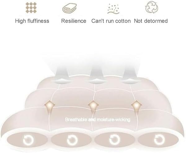 Portable Folding Futon Mattress Soft Futon Roll-Up Sleeping Pad, Breathable Non-Slip Camping Mat for Home and Camping, Foldable Sofa Bed Pad with Premium Support (Pink, Twin Size)