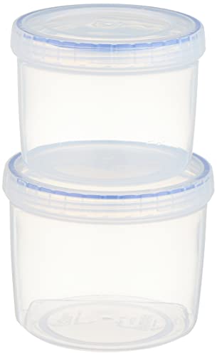 طقم علب بلاستيك 2 عبوة من لوك اند سعة 640 مل LLS141-940ML &LLS131 LLS141S2