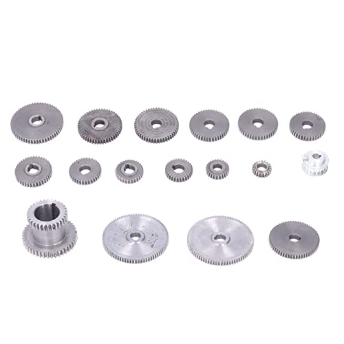 Gear Milling Cutter, 17Pcs/Set Gray Iron Mini Lathe Gear Wheel Tools for Metal Cutting Holder Machines