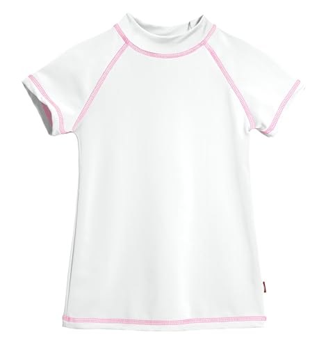 Image of City Threads Long Sleeve Rash Guard for Girls UPF 50+, Girls Swim Shirt Made in the USA