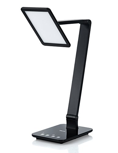 Saicoo Led Desktop Lamp with Large Led Panel, Seamless Dimming Control of Brightness