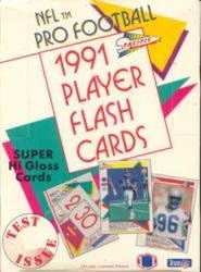 91 1991 Pacific Flash Cards Test Issue Football Cards Box
