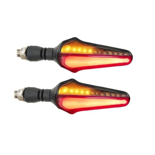 Clignotants moto universels avec feux de circulation diurnes LED étanches 12V