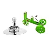 TOYANDONA Papageien Fahrradspielzeug Lernspielzeug aus Edelstahl Ringspielzeug zur Vogelerziehung für Kleine Papageien Haustierspielzeug