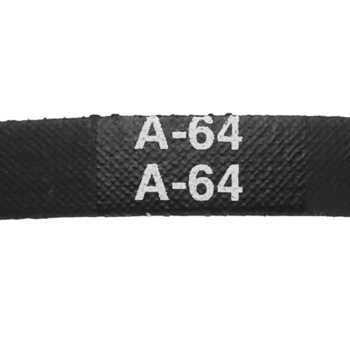 Image of uxcell 4pcs A64 or 4L660 Classic Wrapped Rubber V-Belt, 64 inch(1625mm) Inside Circumference, A Profile V Belt