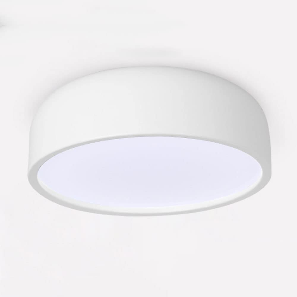 SHUANGZ LED Round Macaron Ceiling Light Simple Ceiling Lamp Trichromatic Dimming Embedded Installation Close To Ceiling Light Fixtures Corridor Decorative Lighting Nordic Living Room Creative Home