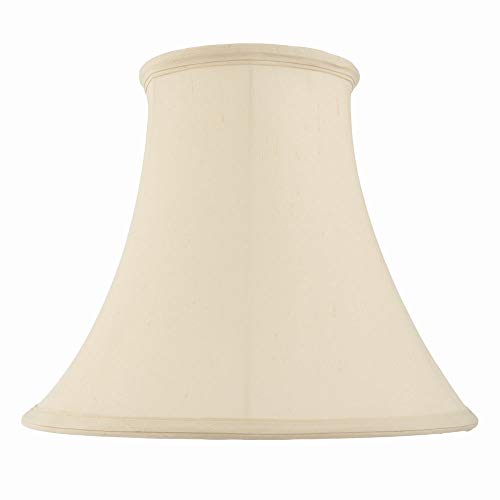 Round Bell Table Lampshade Light Shade (18 Inch), Cream Cotton Mix
