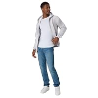 Hanes Mens Hoodie, Ecosmart Fleece Full-zip Zip-up Hooded Sweatshirt For, Ash, Small US — image 4