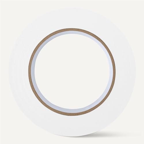 Amazon Basics Original Abdeckband für mehrere Oberflächen, Malerband, 3.6 cm x 55 m, 1 Stück, Weiß