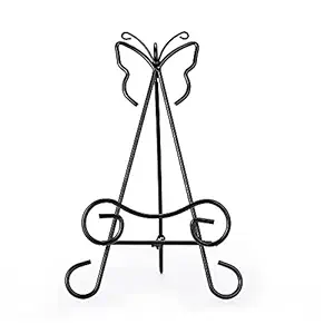 UIKI Garden Stone Stand,Garden Stone Easel,Stone Display Stand, Iron Display Stand (Set of 1)