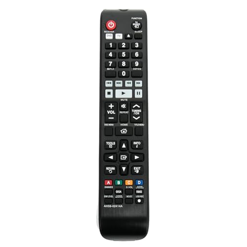 New AH59-02414A Replaced Remote fit for Samsung HT-E550/ZA HT-E550 HT-E550ZA HT-E450 HT-E453 HT-E455 Digital Home Entertainment System