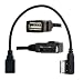 ISAIBELL Aux Cable for Audi AMI MDI MMI 4F0051510G USB Audio MP3 Music Interface Adapter for Audi A3/A4/A5/ A6/A8/S4/S6/S8/ Q5/Q7/R8/ TT and Volkswagen Jetta/GTI/GLI/Passat/CC/Tiguan/Touareg/EOS