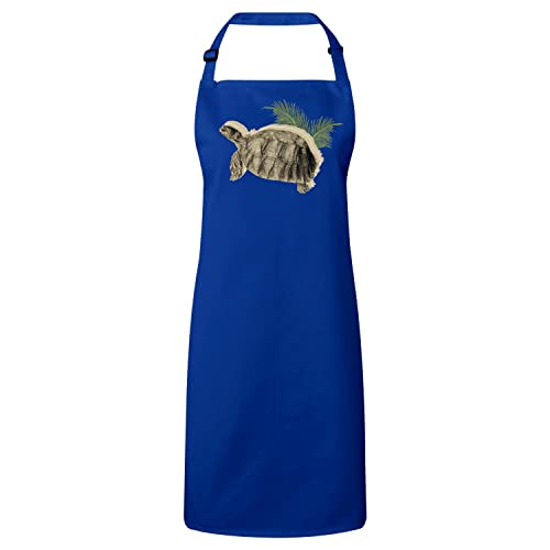 Tablier cuisine bleu tortue anti-taches pour protéger vos vêtements avec élégance