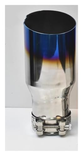 Silencieux d'échappement universel tuyau d'échappement acier inoxydable auto 101mm